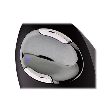 Evoluent VerticalMouse D Small - Ergonomic Laser Wireless Mouse in Black | Comfort & Precision for Every User